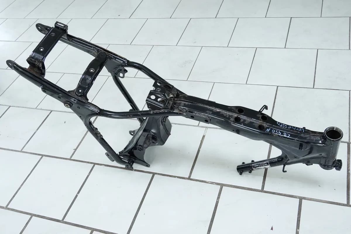 HONDA CB 450 N PC14 Rahmen & Brief Dokumente unfallfrei - Vermessungsprotokoll