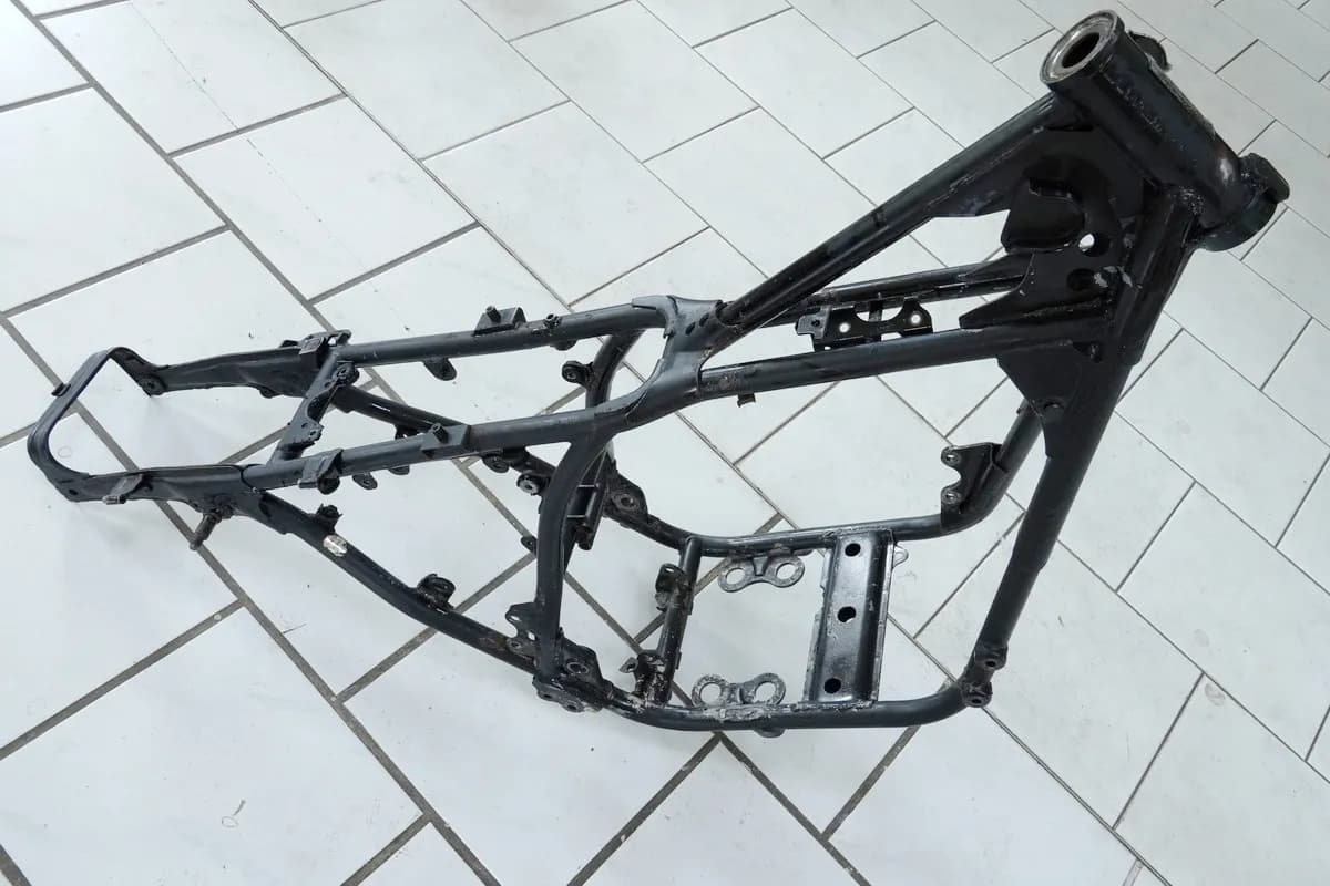 YAMAHA RD 250 1A2 Rahmen & Brief Dokumente - unfallfrei