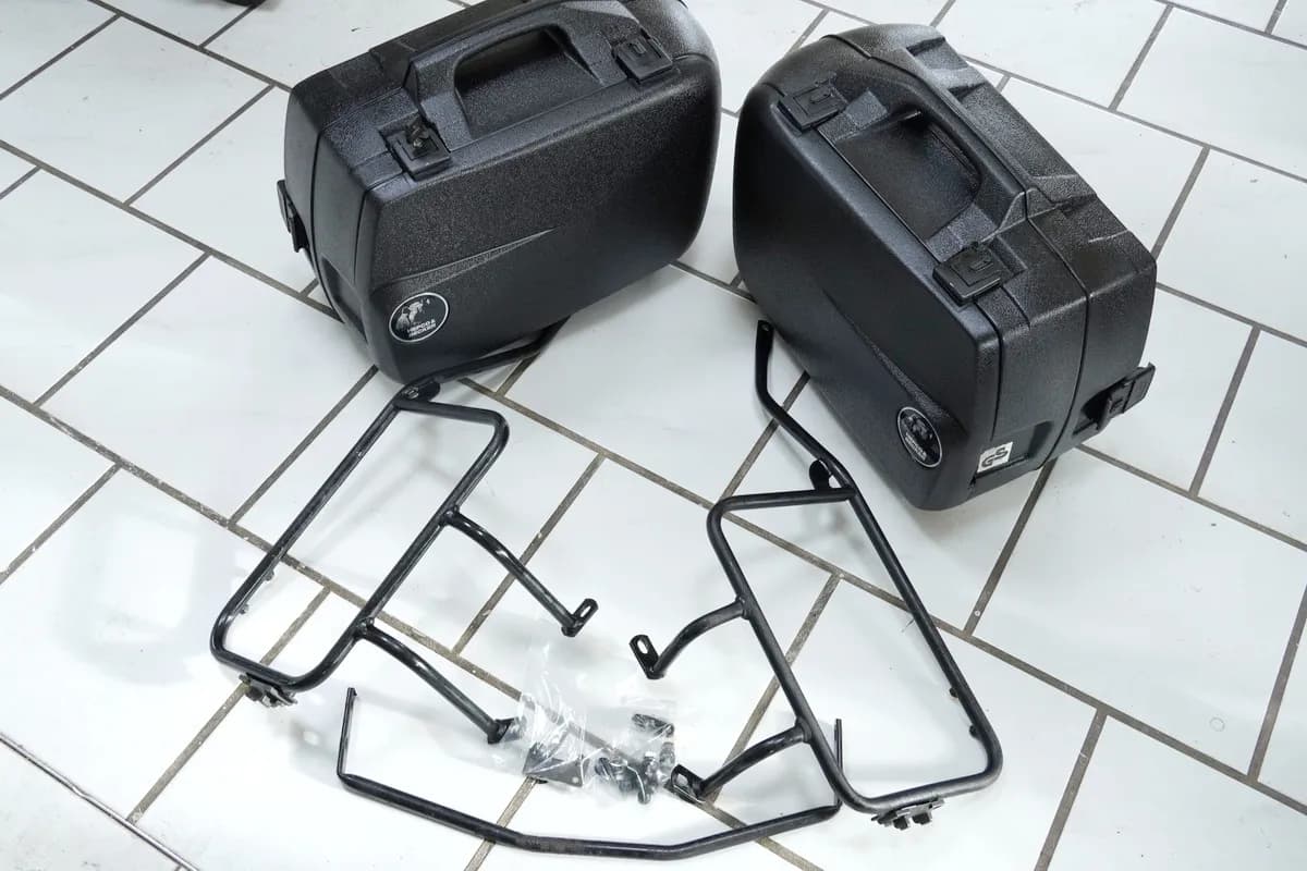 BMW F 650 169 Koffersatz Hepco & Becker Koffer Trägersystem Halterung