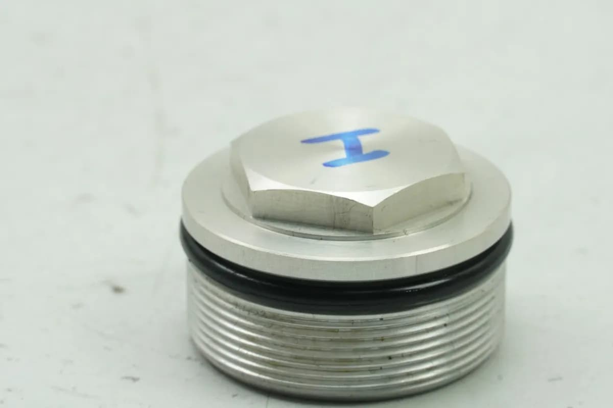 APRILIA RS 125 RS4 ZD4TW Gabel Verschluß Schraube I Stopfen (für Standrohr Holm)