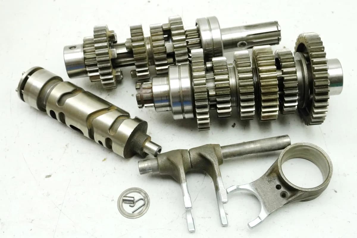 HONDA CB 250 G CB250G Getriebe Schaltklauen Schaltwalze Zahnränder (Motor) 74-77