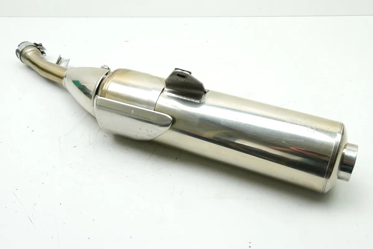 YAMAHA TDM 900 RN08 Auspuff links original Schalldämpfer SANKEI 2393 5PS-1 e13