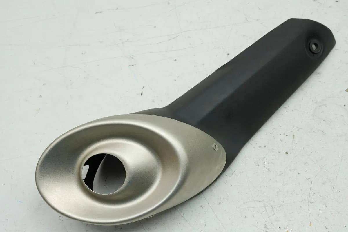 HONDA CB 125 R JC91 Abdeckung Auspuff original Cover Schalldämpfer Blende Deckel