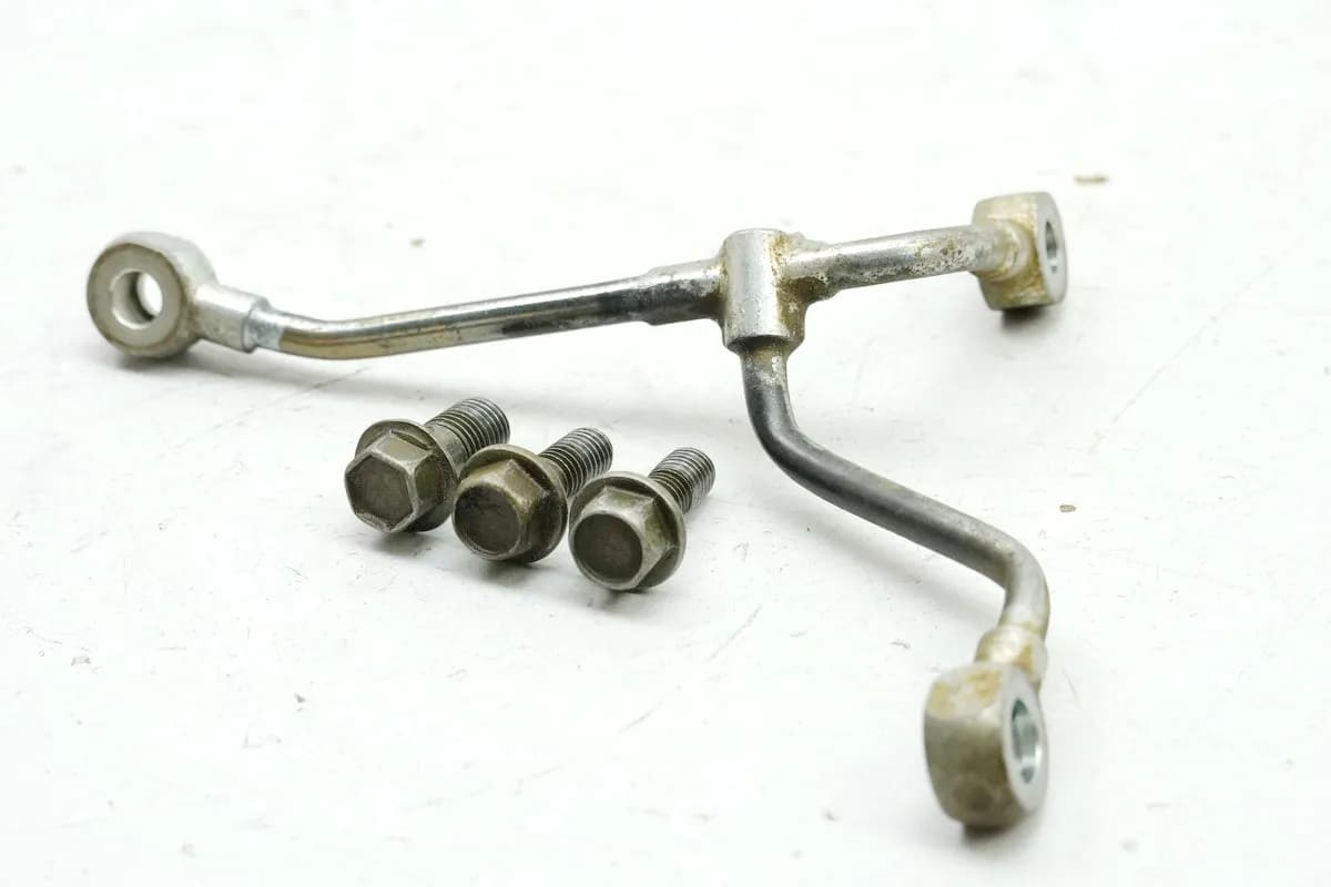 YAMAHA YZ 426 F 5BE Ölleitung Motor --> Zylinderkopf --> Ölfilter Hohlschraube