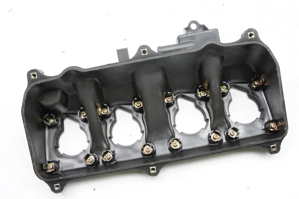 HONDA CBR 600 PC25 Grundplatte Ansaugtrichter Stutzen Vergaser - Airbox 91-94