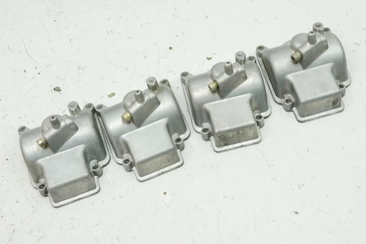 KAWASAKI ZX-7R ZX750P Schwimmerkammerdeckel Satz Deckel für Vergaser Keihin G226