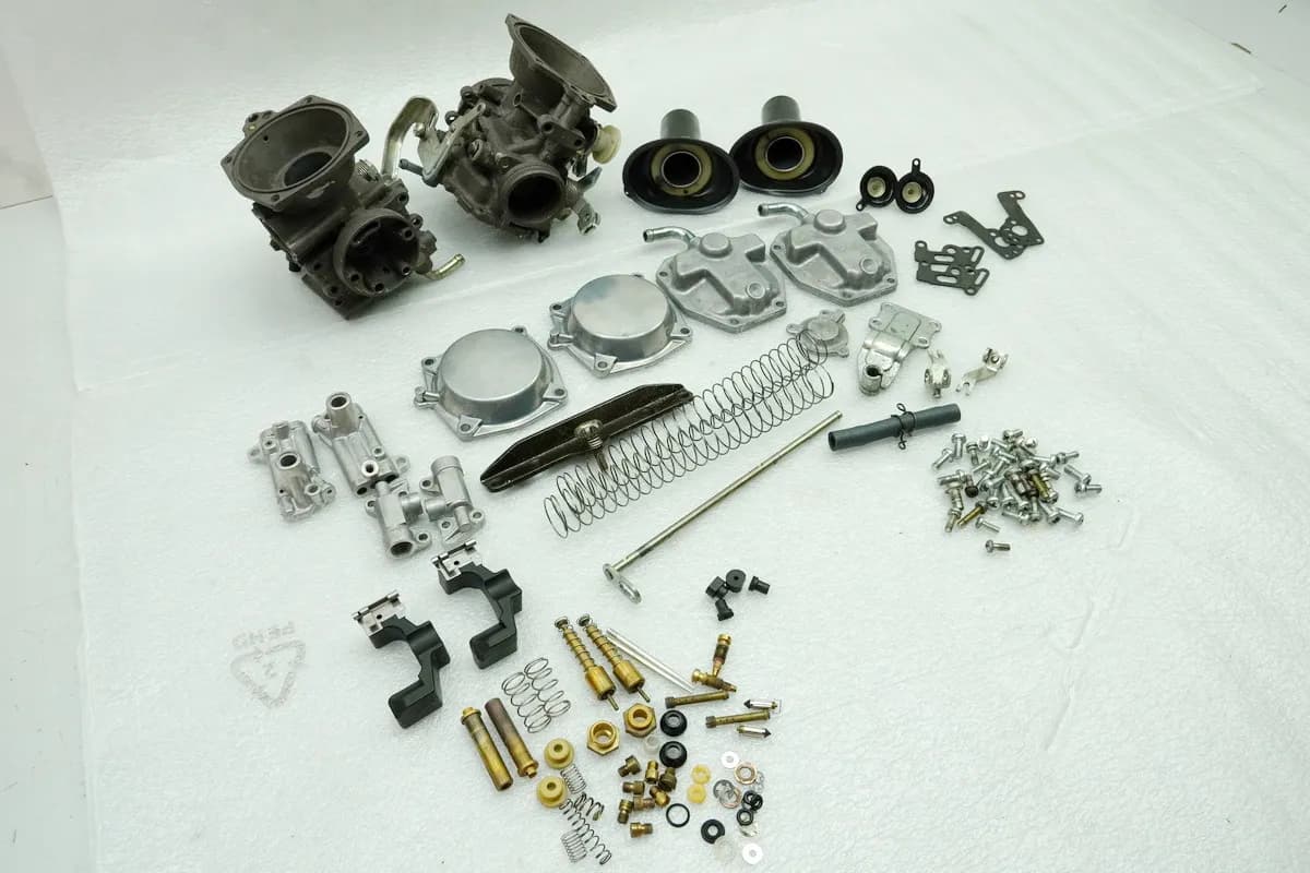 YAMAHA XV 535 VIRAGO Vergaser Mikuni Gasschieber Membrane ultraschallgereinigt