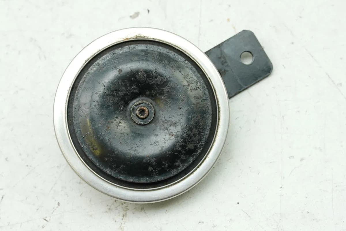 HONDA CB 450 N PC14 Hupe Horn Signalhorn (blau)