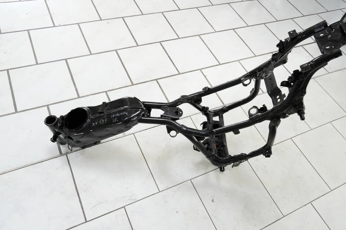 YAMAHA XV 535 VIRAGO 2YL RAHMEN & BRIEF FRAME - UNFALLFREI & VERMESSUNGSPROTOKOLL