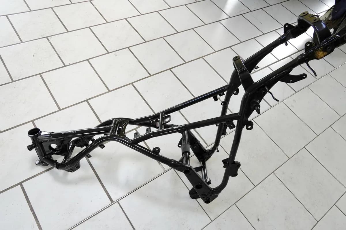 KAWASAKI EL 250 B ELIMINATOR Rahmen & Brief Frame Vermessungsprotokoll