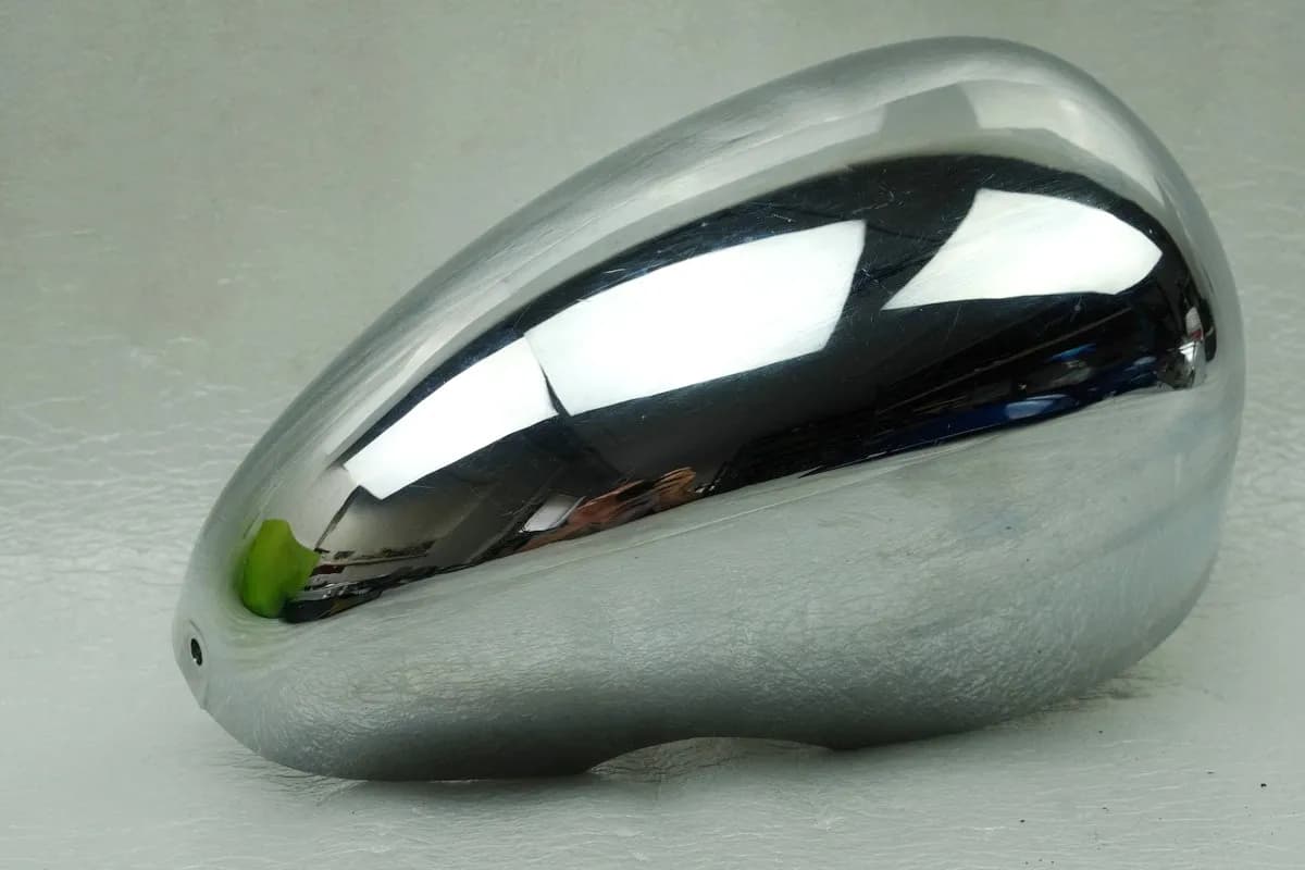 YAMAHA XV 535 VIRAGO 2YL Abdeckung rechts Airbox Chrom Cover Deckel Blende Ei