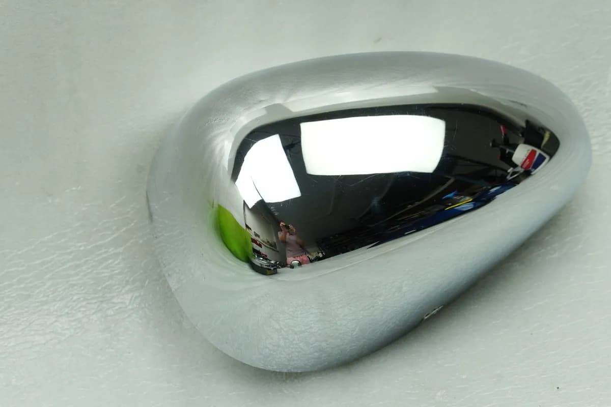 YAMAHA XV 535 VIRAGO 2YL Abdeckung links Airbox Chrom Cover Deckel Blende Ei