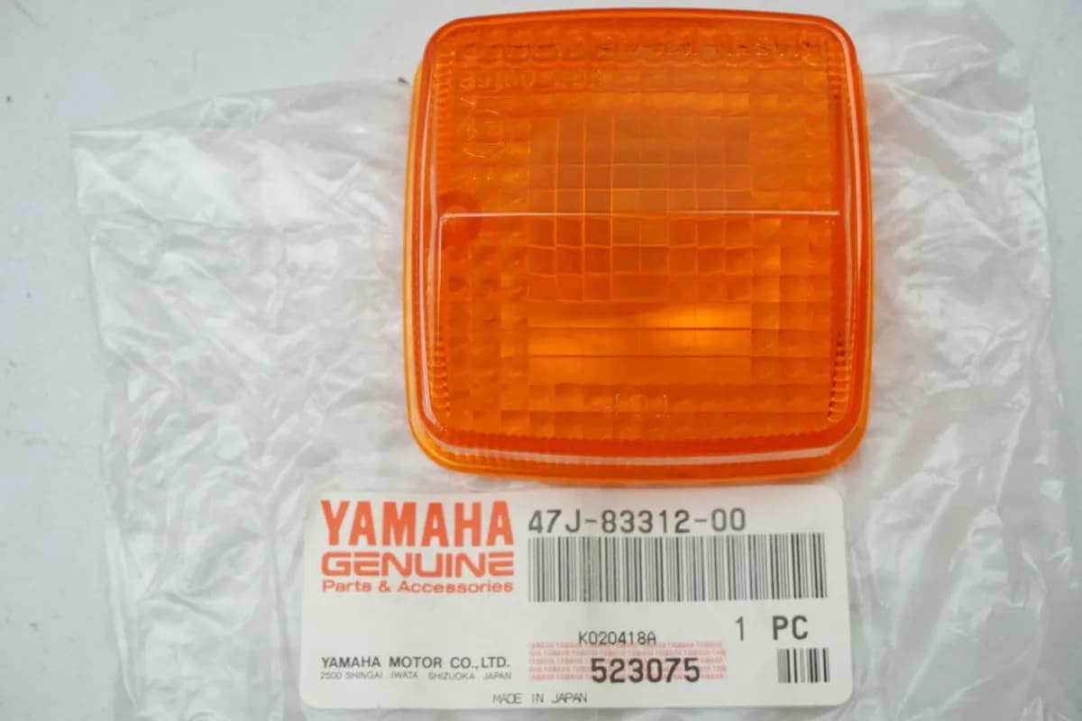 Yamaha Blinkerschutzglas Schutzglas Blinker original 47J-83312-00 DT TW XT - NEU