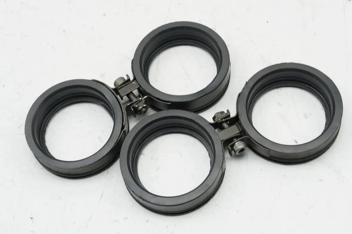 KAWASAKI ZX-10R ZXT00C Ansaugstutzen Gummis Satz für (Einspritzanlage) 04-05