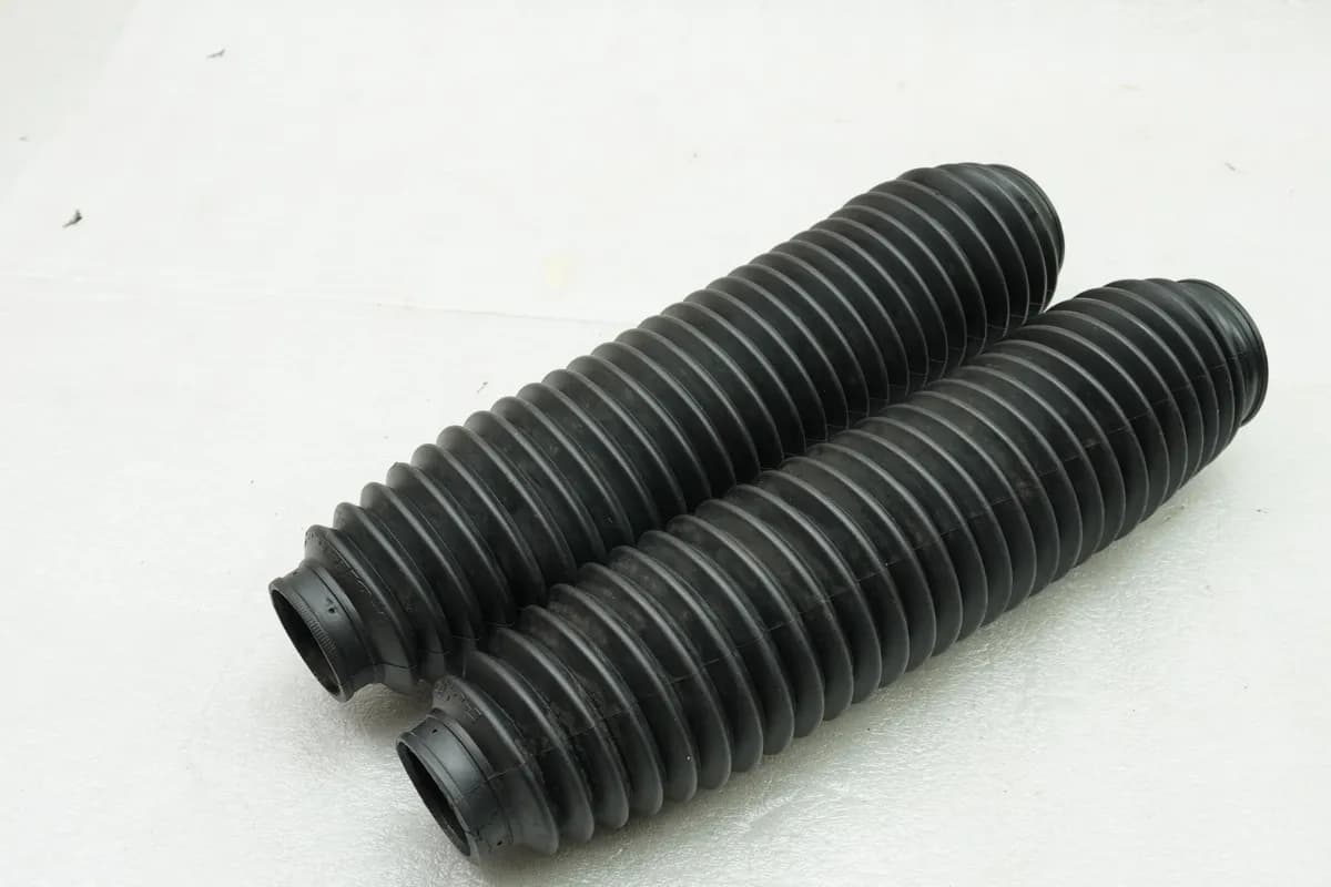 YAMAHA DT 125 R 4BL Faltenbalg Gabel Satz Staubschutz Gummi Manschette