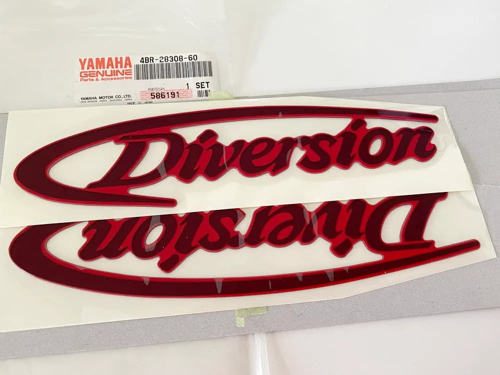 Yamaha Aufklebersatz Emblem Satz original 4BR-28308-60 XJ600S Diversion - NEU