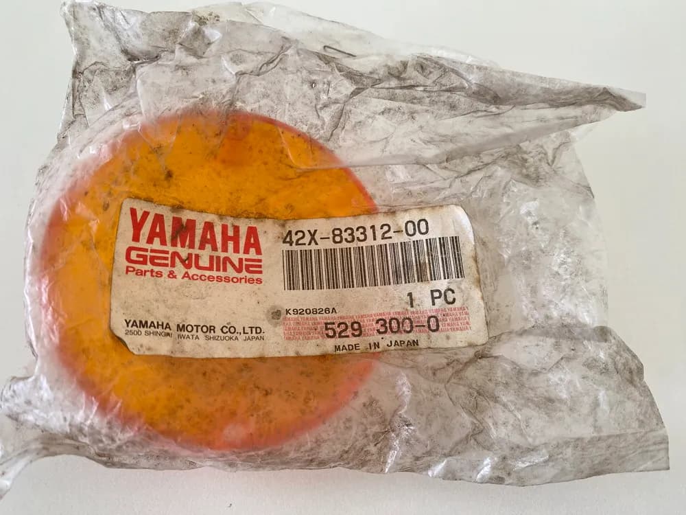 Yamaha Blinkerglas Kappe Blinker Turn Signal original 42X-83312-00 XVS XV - NEU