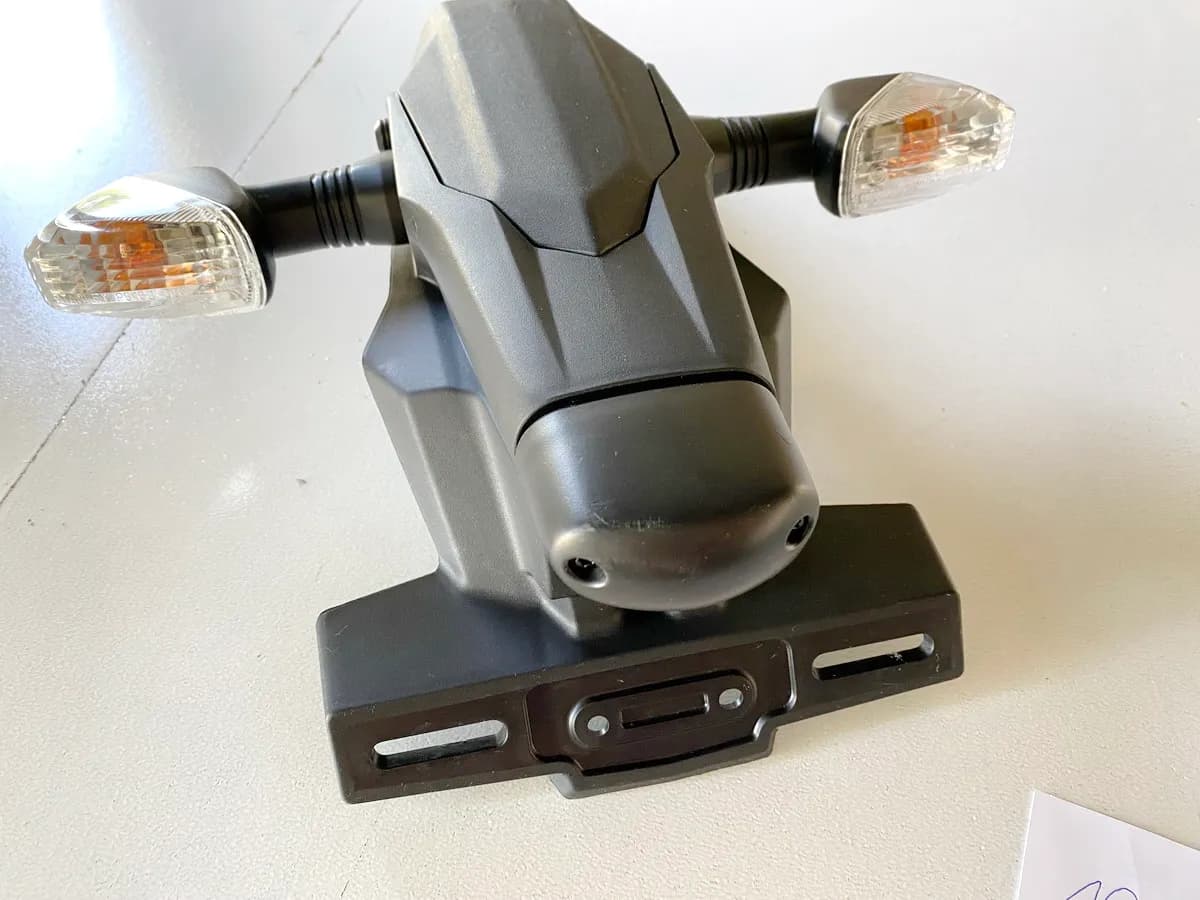 KAWASAKI Ninja ZX-10R Kennzeichenhalter Kennzeichenträger Halter Blinker 2016-