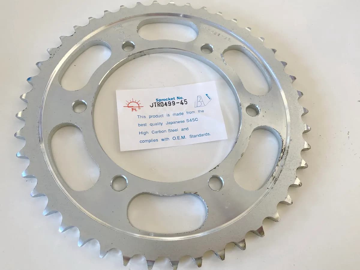 JTR Kettenrad Carbon Stahl JTR0499-45 - NEUWERTIG