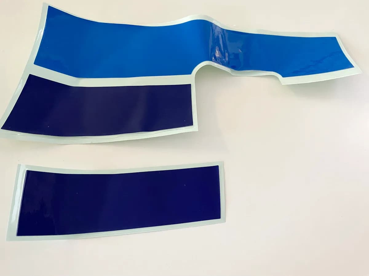 Suzuki Emblem Aufkleber original 68680-36A50-3SR für RG125 - NEU