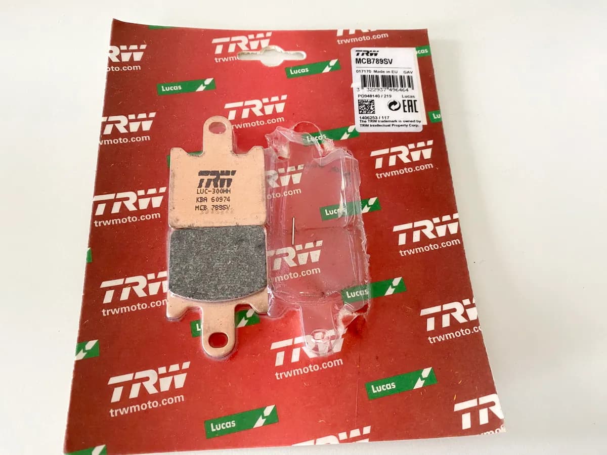 Bremsklötze Bremsbeläge original Lucas TRW MCB 789 SV für Kawasaki - NEU