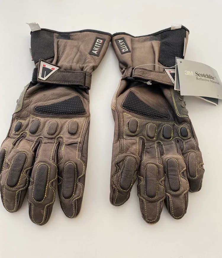 Motorradhandschuhe Handschuhe Motorrad Akito Schoeller mit Kevlar Gr. 7,5 S NEU