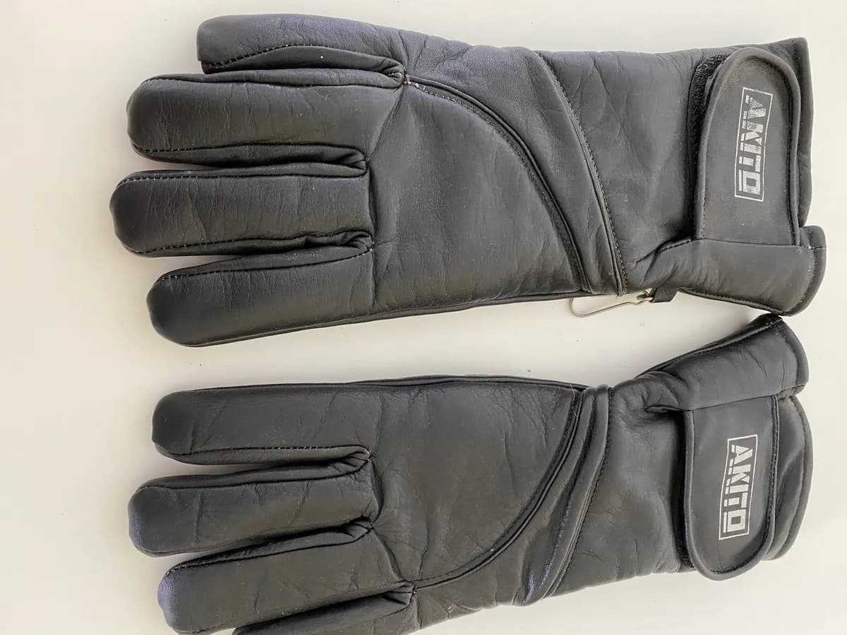 Motorradhandschuhe Handschuhe Motorrad Leder schwarz Aktito Größe XS - NEU