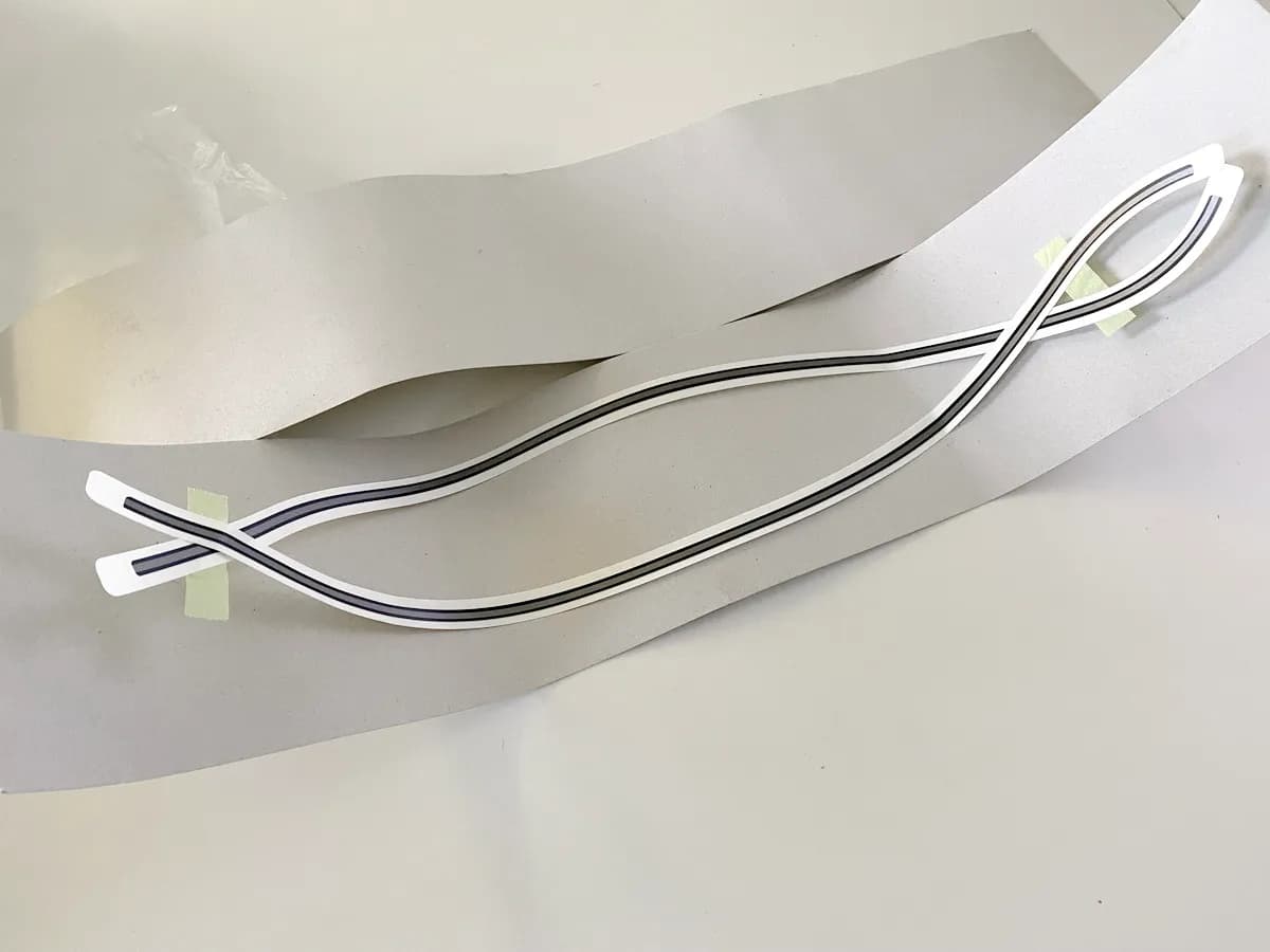 YAMAHA Aufkleber Satz Emblem original 4KU-2165A-80 für XV535 Virago - NEU