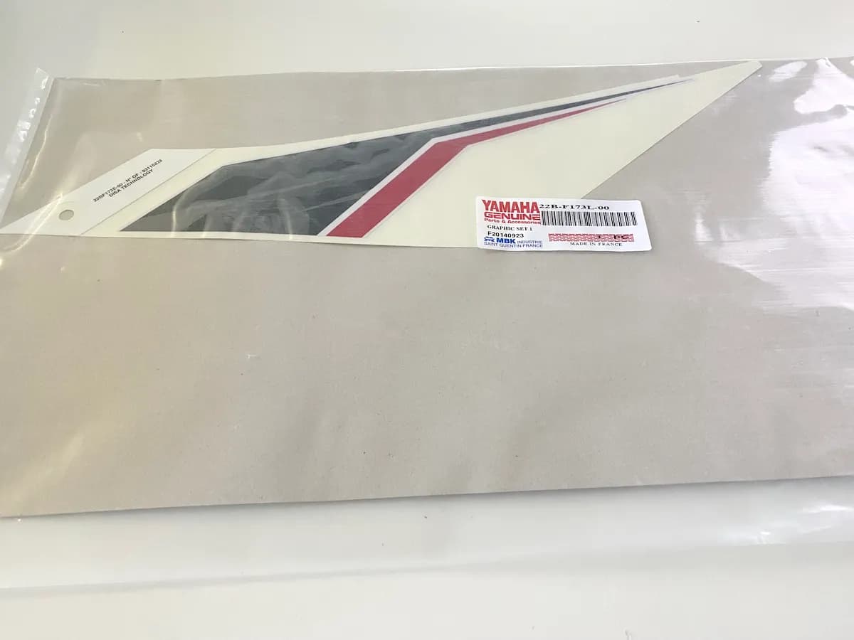 YAMAHA Aufkleber Emblem Graphic Set 1 original 22B-F173L-00 WR125 - NEU