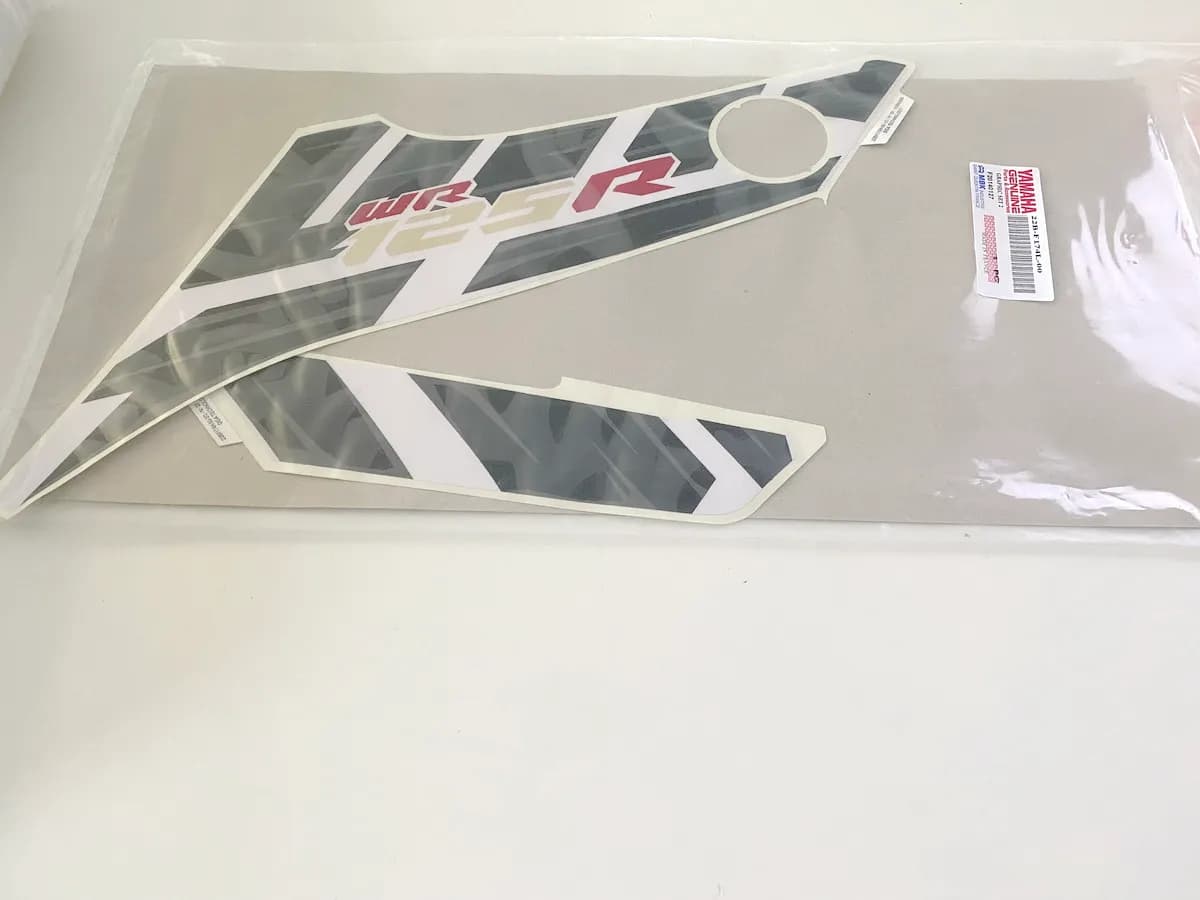 YAMAHA Aufkleber Emblem Graphic Set 2 original 22B-F174L-00 WR125 - NEU