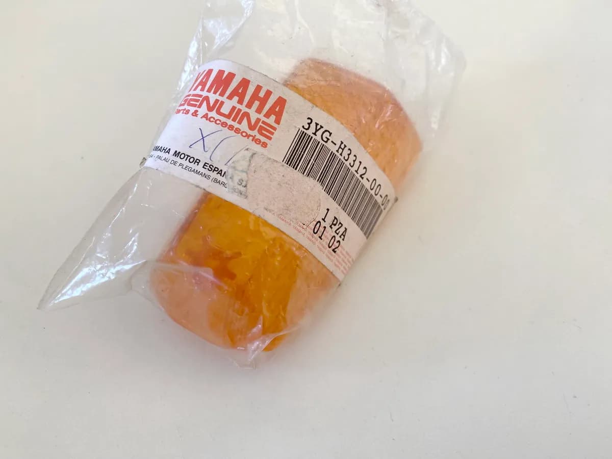 YAMAHA SR250 TZR80RR TZR125 original Blinkerglas Schutzglas Blinker - NEU