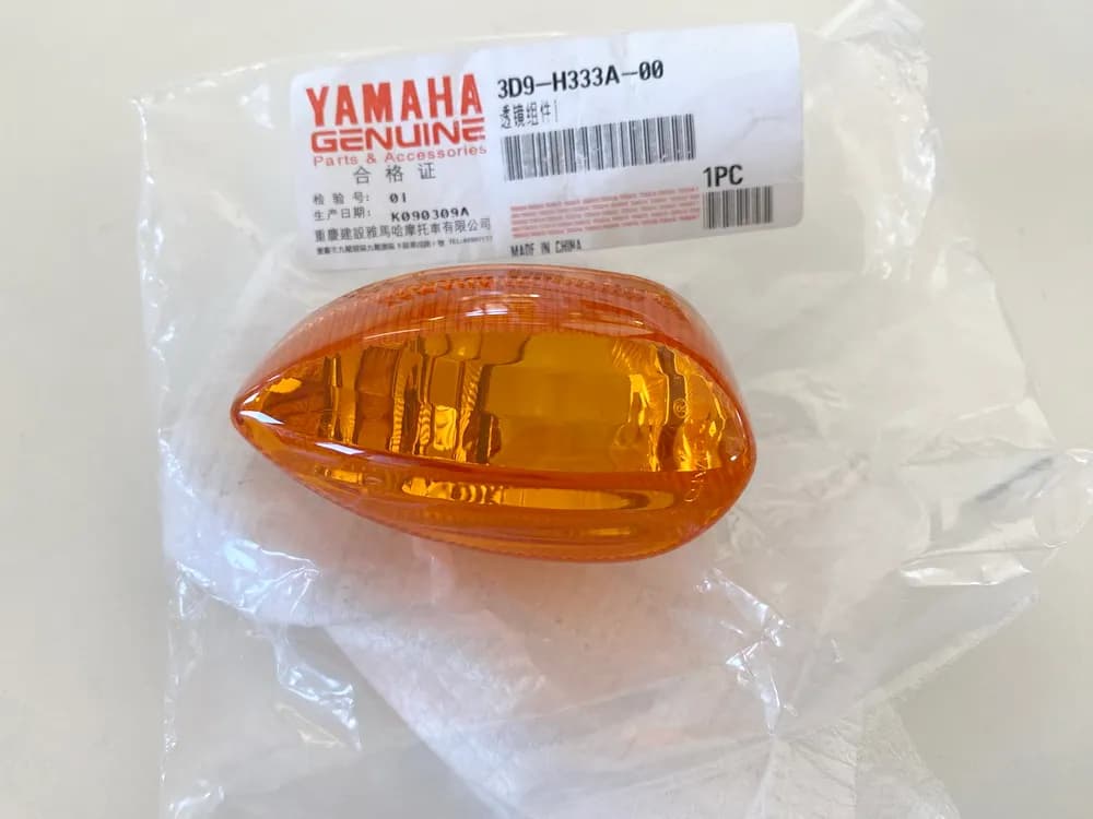 YAMAHA FZ WR YZF YBR XT XJ original Blinkerglas Schutzglas Blinker - NEU