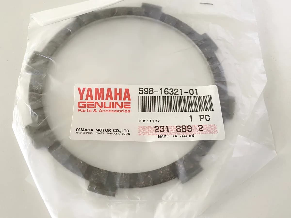YAMAHA DT FS RT TZR TT-R XT original Reibscheibe Kupplung Kupplungslamelle NEU
