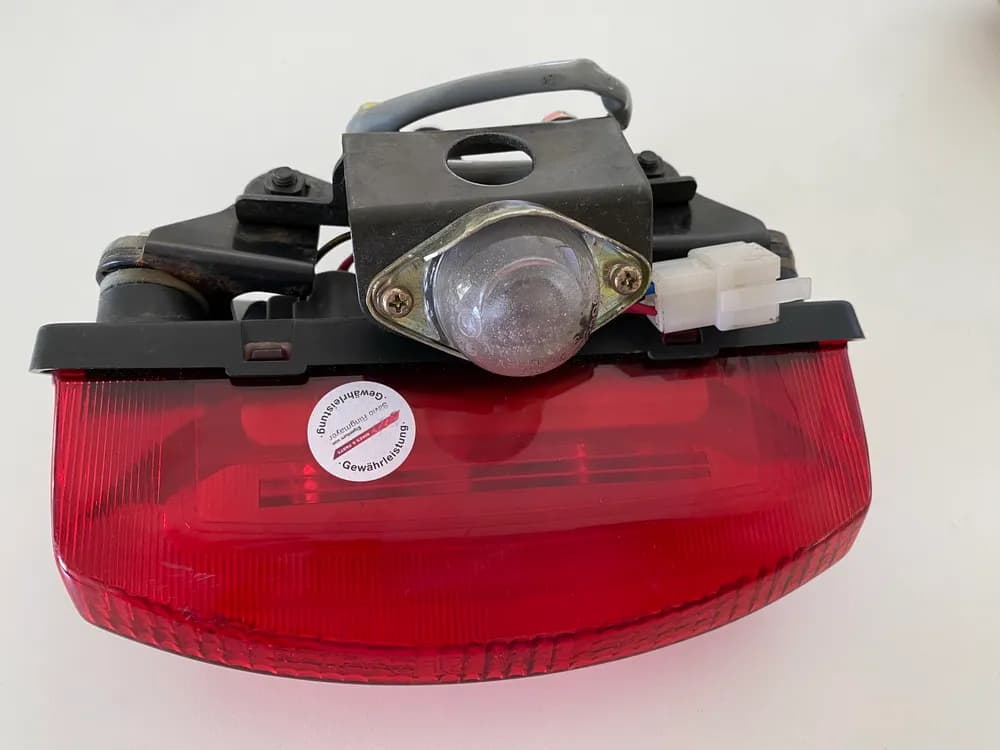 KAWASAKI GPZ 500 EX500DE Rücklicht Kennzeichenbeleuchtung Lampe mit Halterung