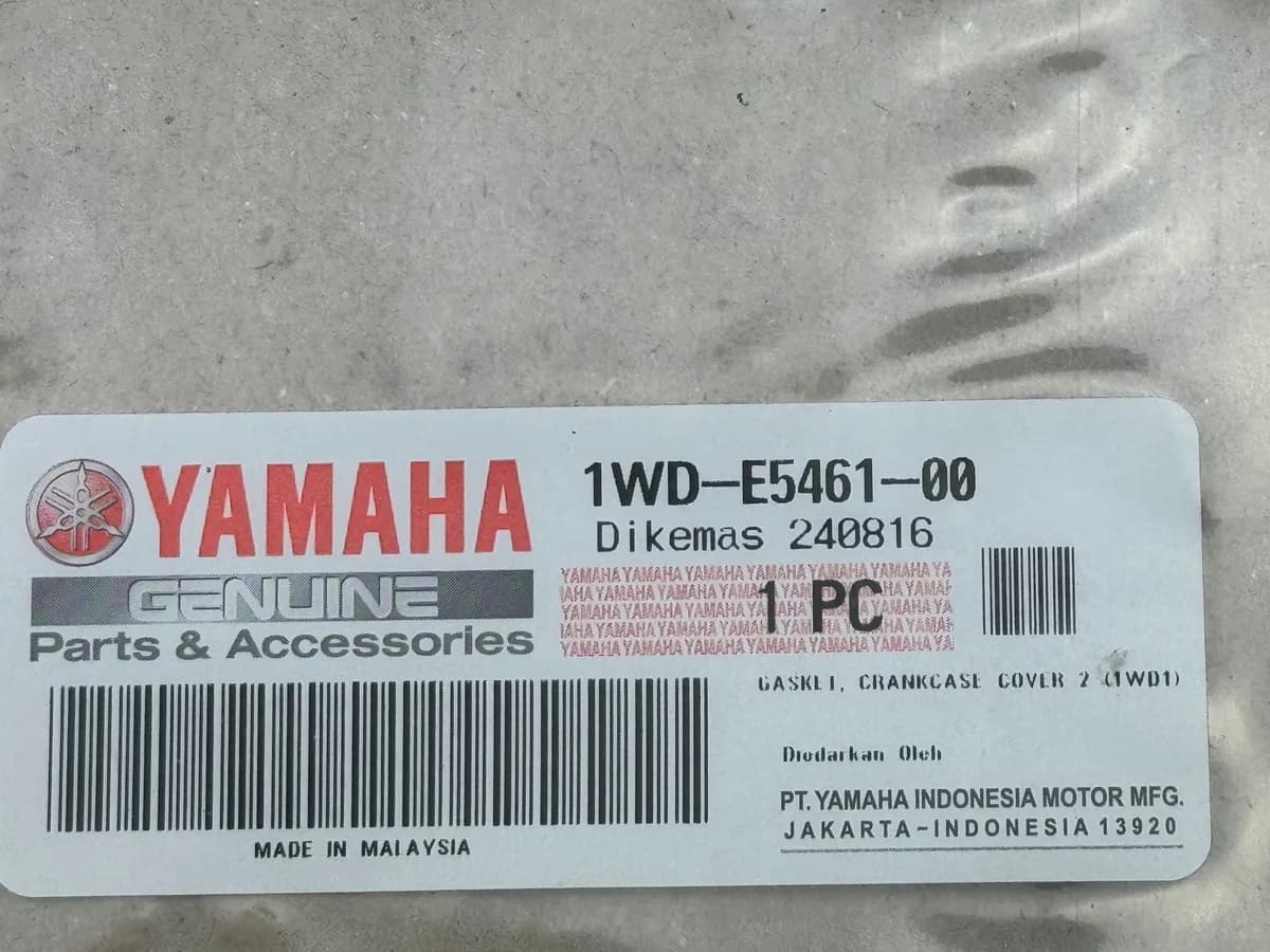 YAMAHA MT 03 YZF R3 original Dichtung Kurbelgehäusedeckel Motordeckel - NEU