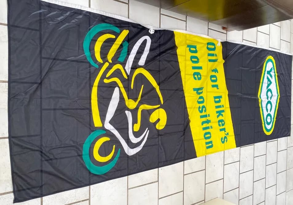 Werbefahne Banner Flagge Fahne YAGGO ca. 360 cm x 120 cm - NEU