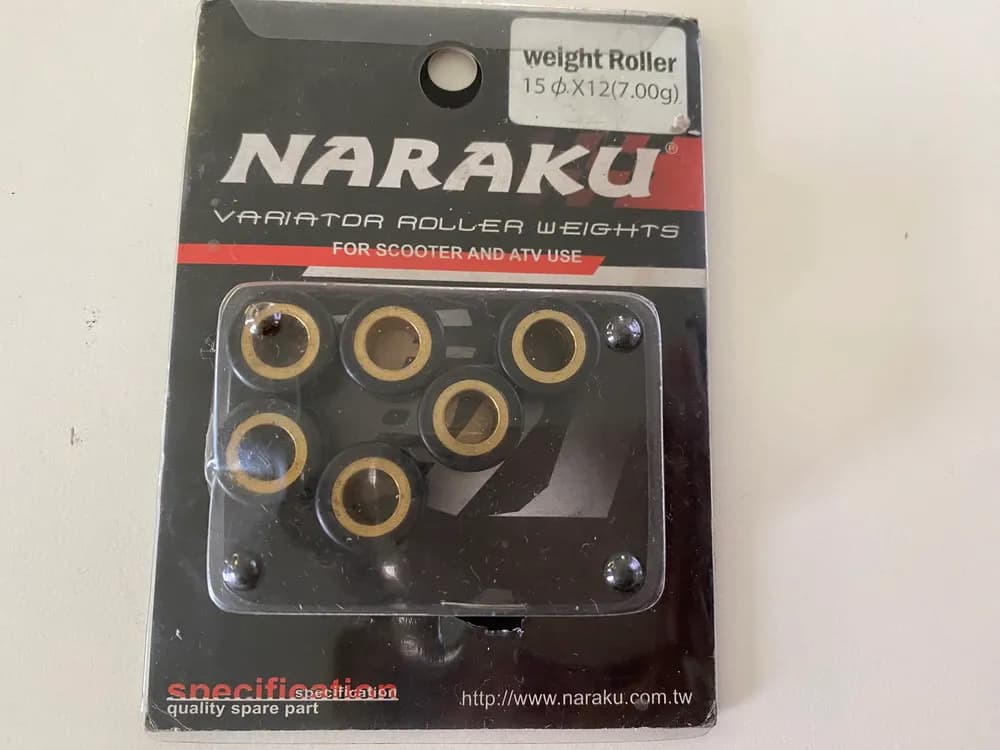 Naraku HD Variorollen Variomatikgewichte 6 Stück 15x12 7,0g NK915.070 - NEU