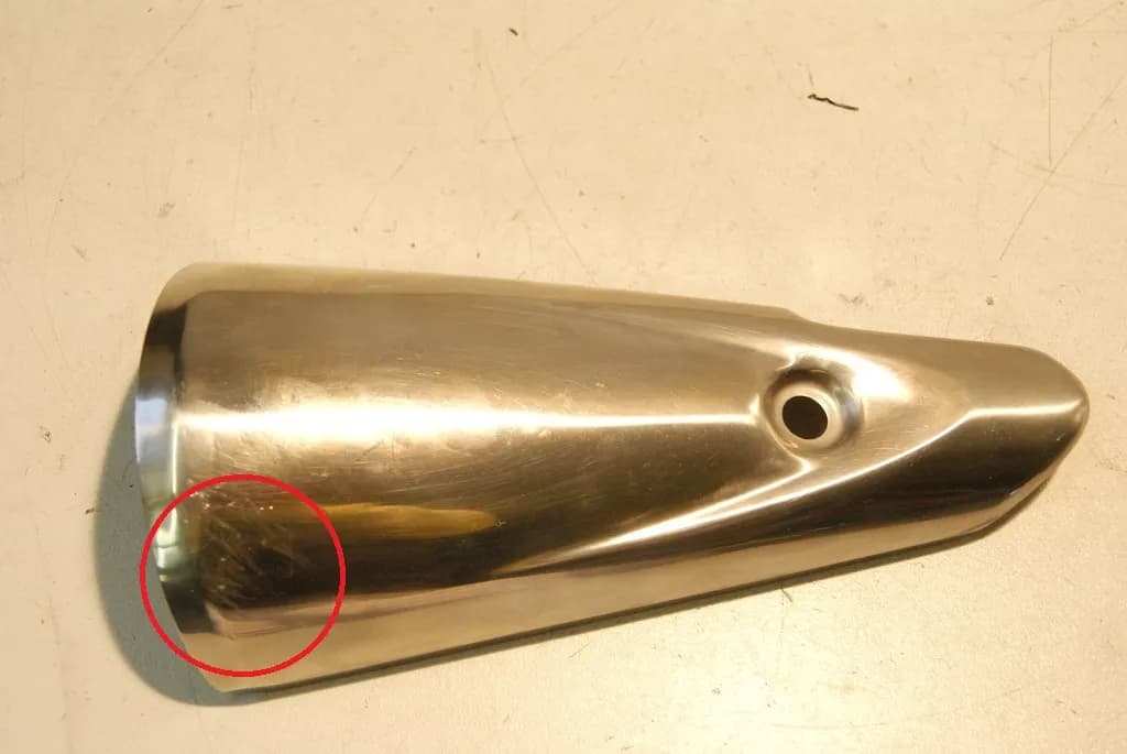 HONDA NC 750 XD RC72 HITZEBLECH AUSPUFF COVER HITZESCHUTZ