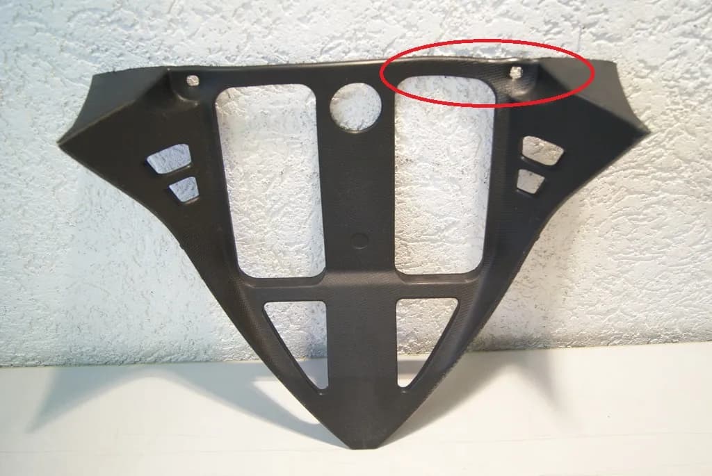 APRILIA RSV 1000 RR ZD4RR VERKLEIDUNG BUG MITTE BUGSPOILER