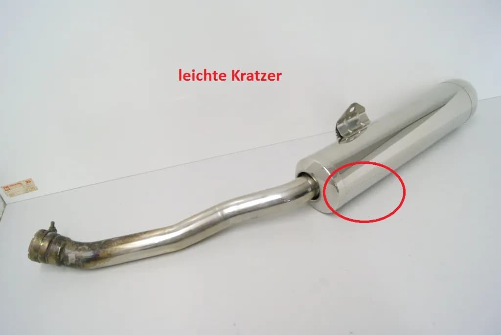 KAWASAKI ZZR 1400 B ZXT40A ABS AUSPUFF LINKS EXHAUST SCHALLDÄMPFER