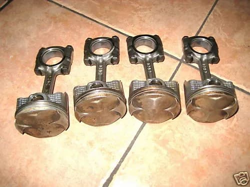 KAWASAKI ZX-6R ZX600G/ ZX600J KOLBEN PLEUL MOTOR KURBELWELLE 98-99