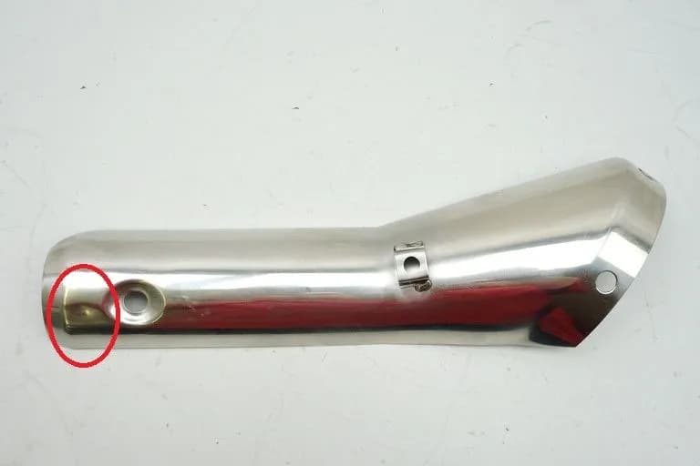 HONDA XL 1000 SD02 VARADERO ABDECKUNG AUSPUFF LINKS UNTEN COVER HITZESCHUTZ