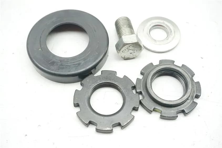 KAWASAKI LTD 450 EN 450 A MUTTER LENKKOPF SCHRAUBE GABELBRÜCKE ARRETIERUNG