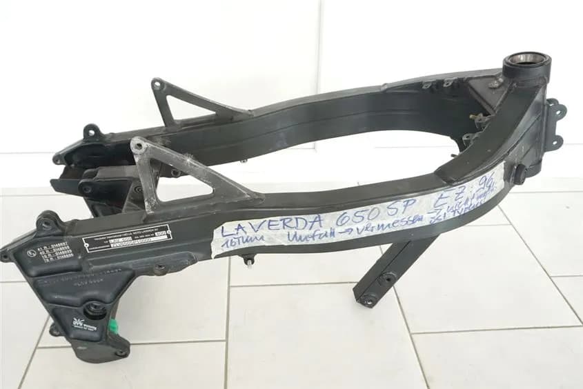 LAVERDA LAV 650 SPORT RAHMEN & BRIEF FRAME ÖSTERREICHISCHE PAPIERE TYPENSCHEIN