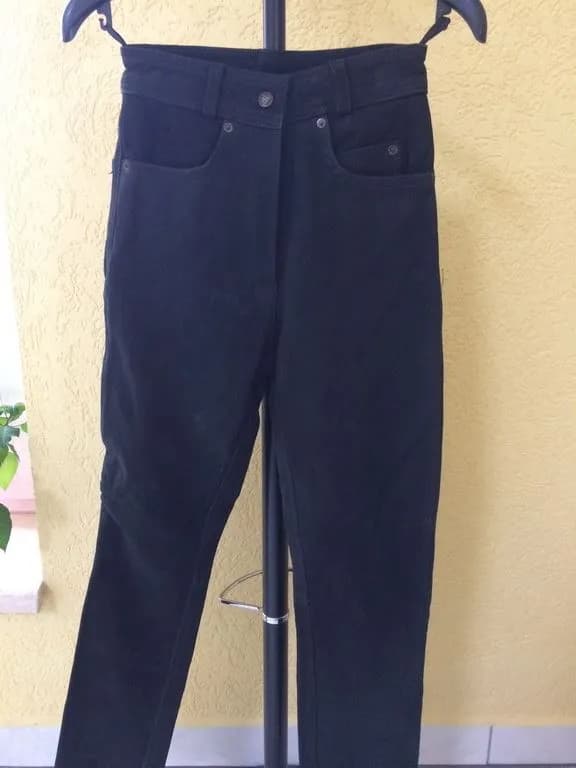 MOTORRADHOSE - WILDLEDER - MARKE SCHUH - NEUWERTIG - GRÖßE 38