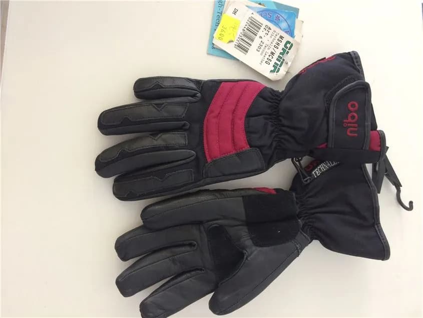 MOTORRADHANDSCHUHE - ECHTES LEDER - ORINA - GRÖßE 6 - NEUWERTIG