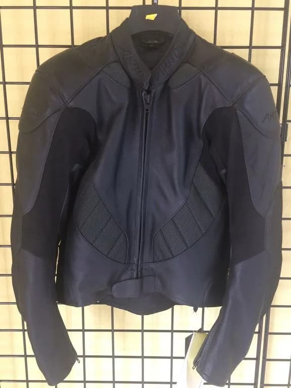 MOTORRADJACKE LEDERJACKE HERREN AKITO GRÖßE 48