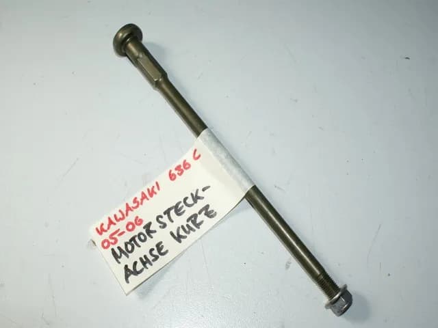 KAWASAKI ZX-6R 636C STECKACHSE ACHSE MOTOR 05-06
