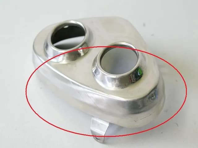 HONDA VFR 800 RC46 CVTEC BLENDE RECHTS AUSPUFF COVER