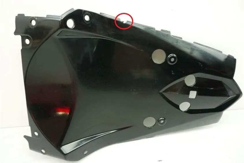 KAWASAKI Z 1000 ABS ZRT00B HECKUNTERVERKLEIDUNG ABDECKUNG COVER VERKLEIDUNG